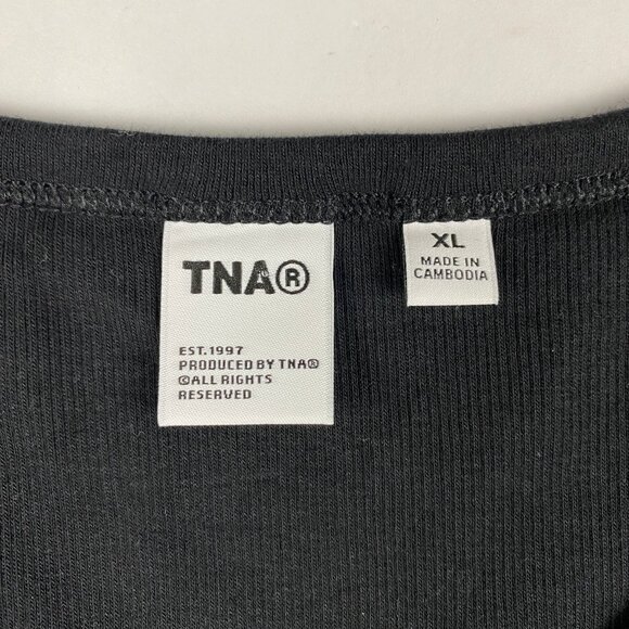 NWT TNA Cropped Tank Women's Size XL Black - Picture 10 of 14